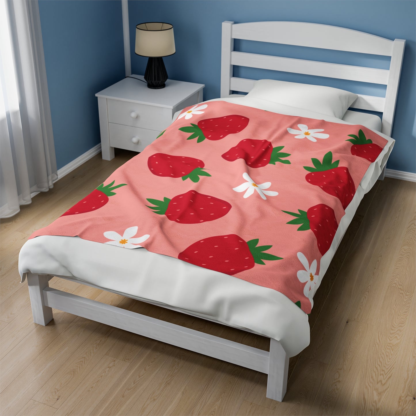 Strawberry Plush Blanket