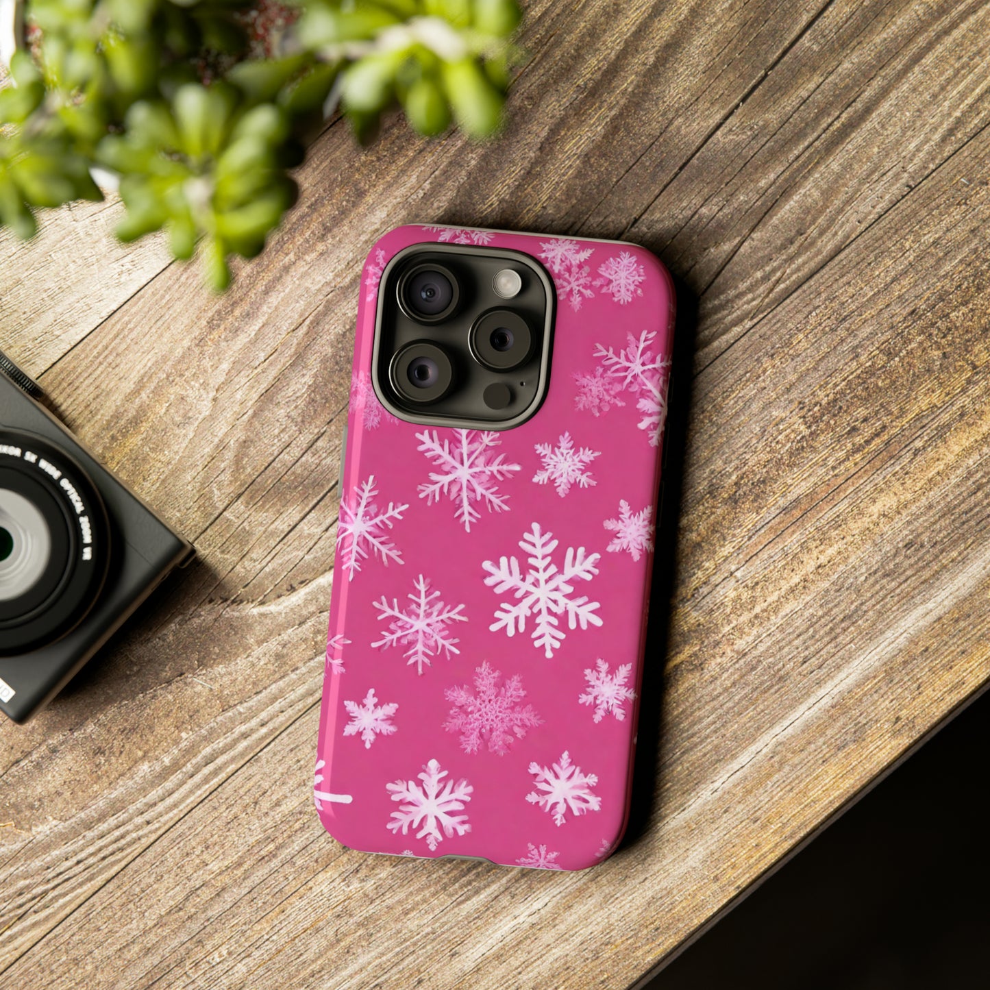 Pink Snowflake Case