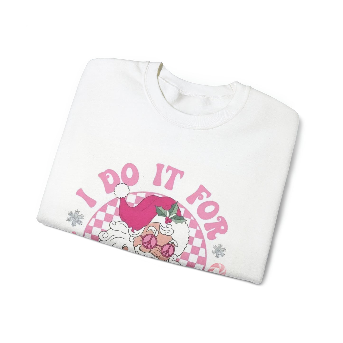 Sudadera con cuello redondo de Papá Noel
