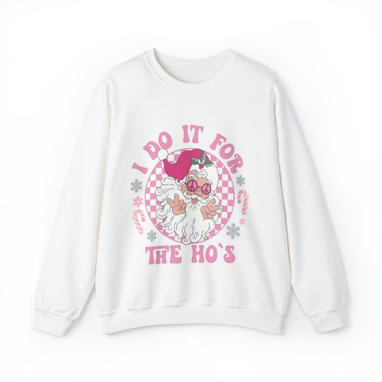Sudadera con cuello redondo de Papá Noel