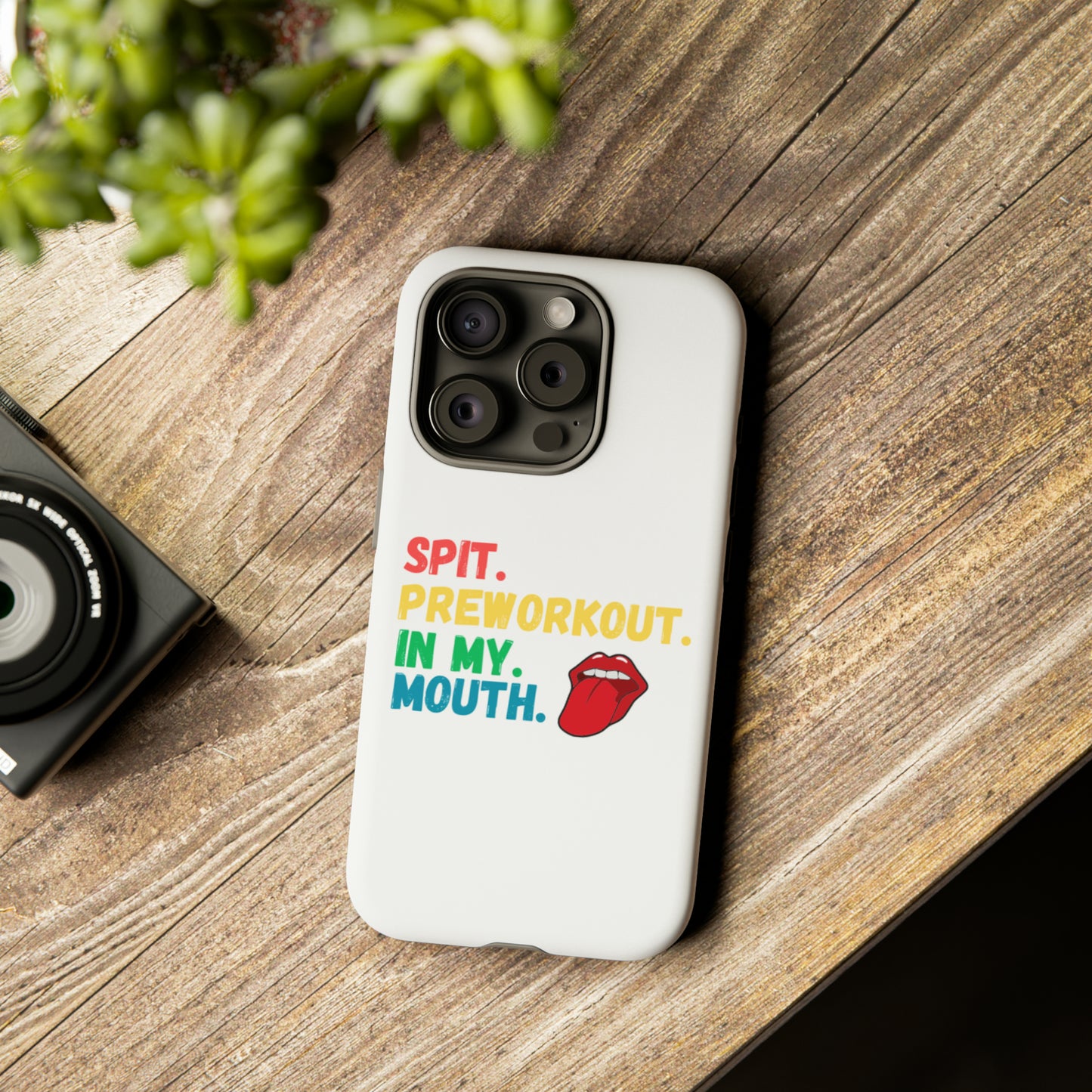 Spit in my mouth Phone case