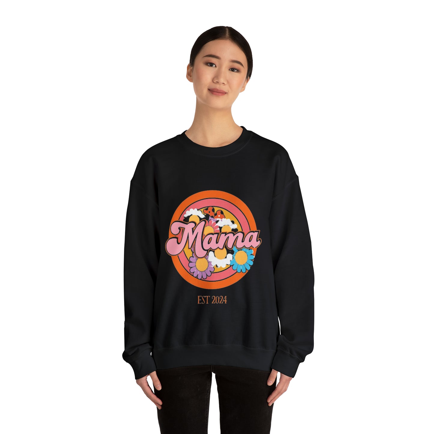 Sudadera con cuello redondo MAMA