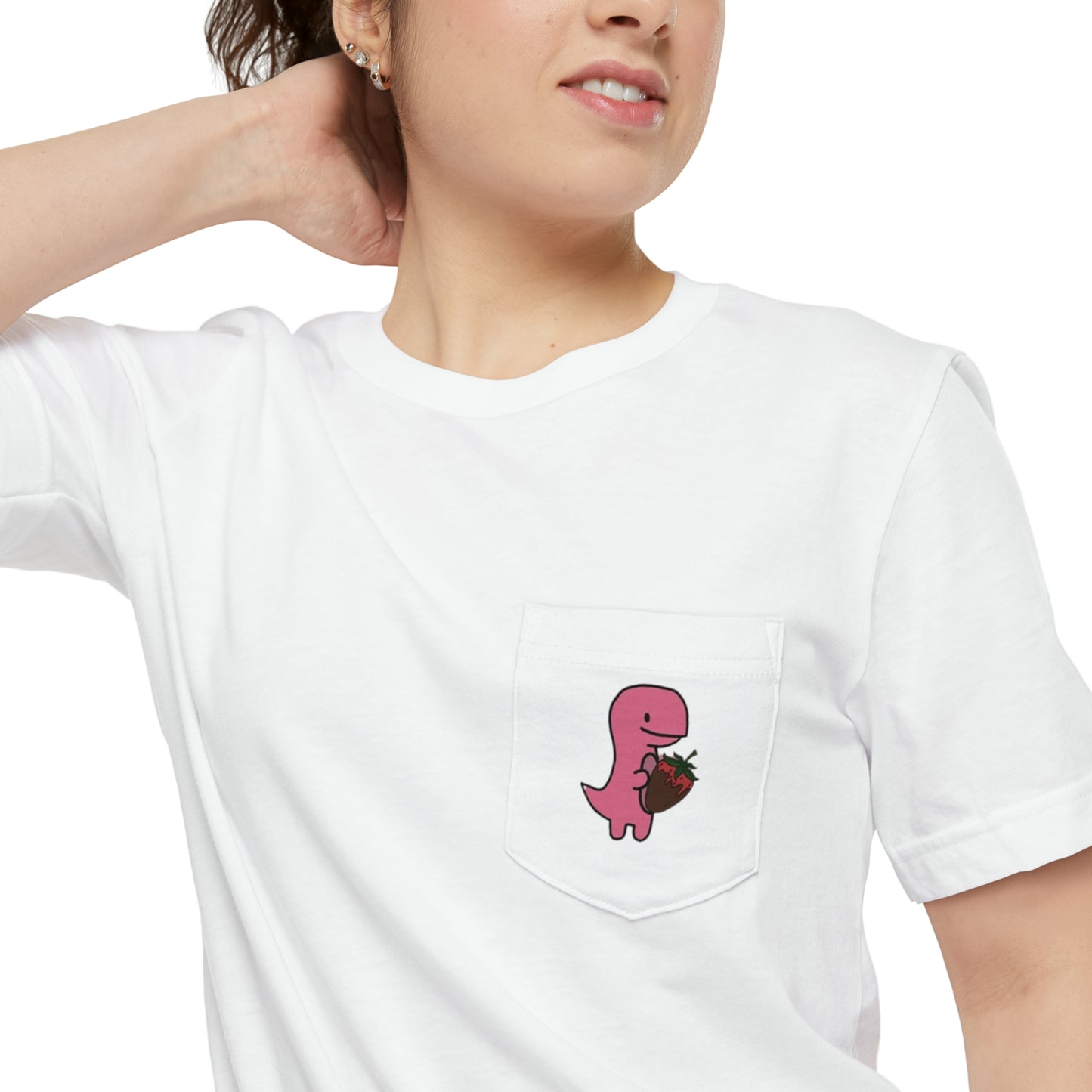 Valentine Dino pocket tee