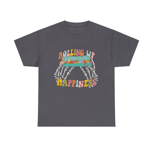 Camiseta enrollable de la felicidad
