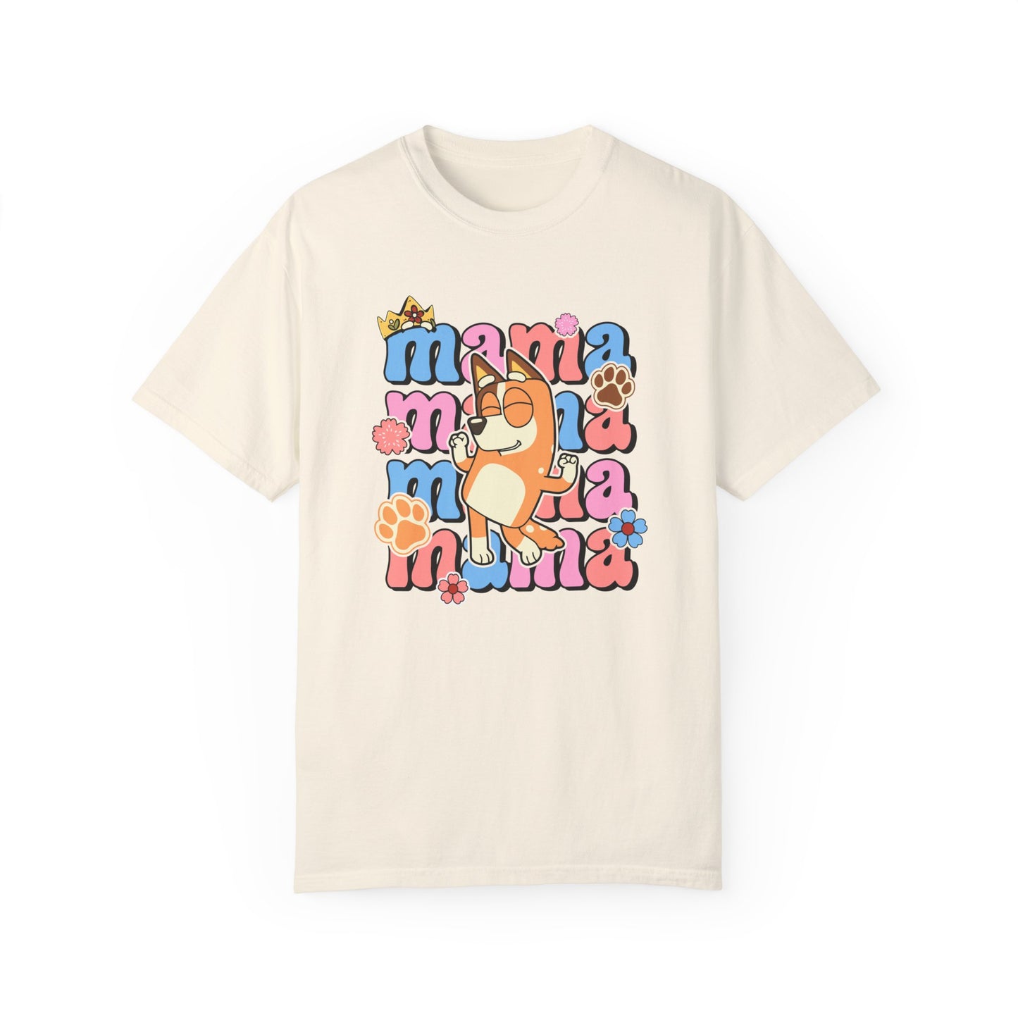 Camiseta de mamá azul
