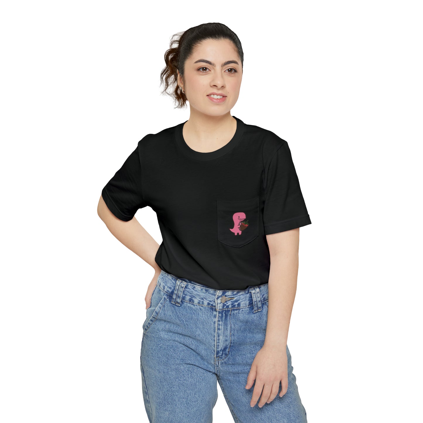 Valentine Dino pocket tee