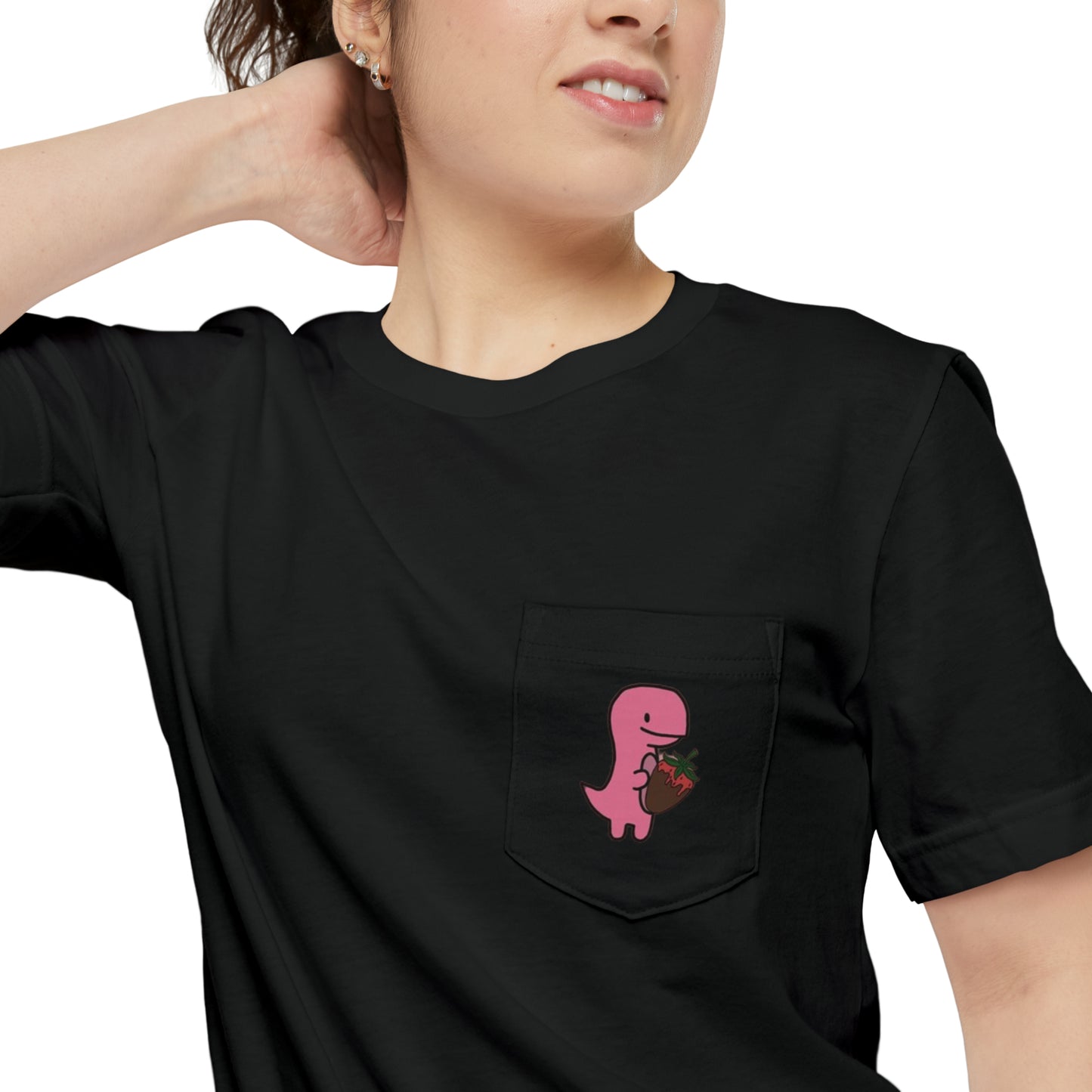 Valentine Dino pocket tee
