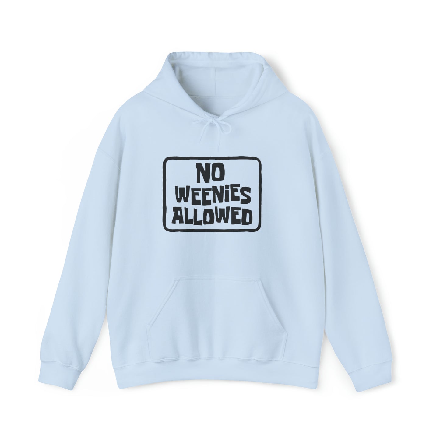 No se permiten weenies sudadera con capucha
