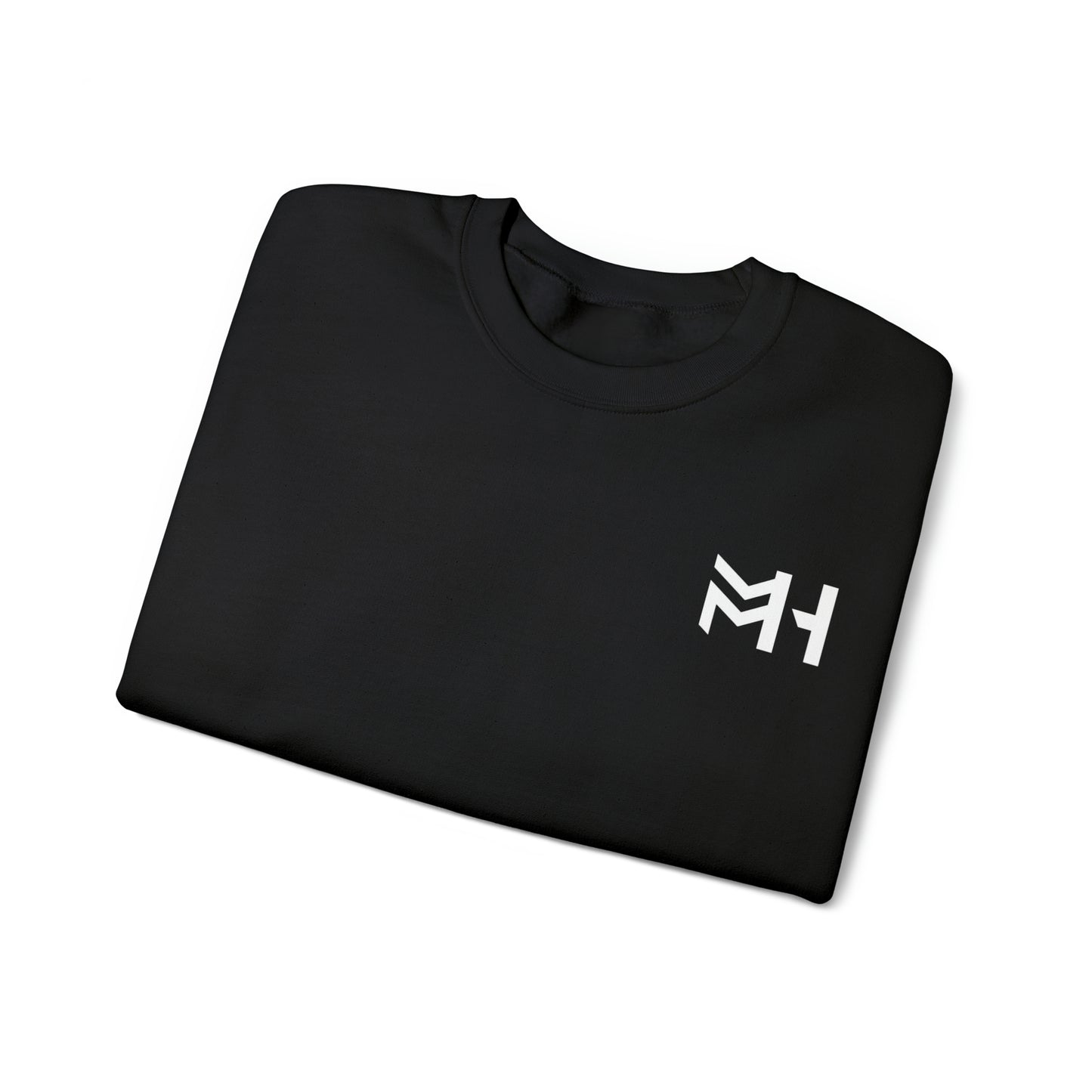 Sudadera negra con cuello redondo Cracked Egg