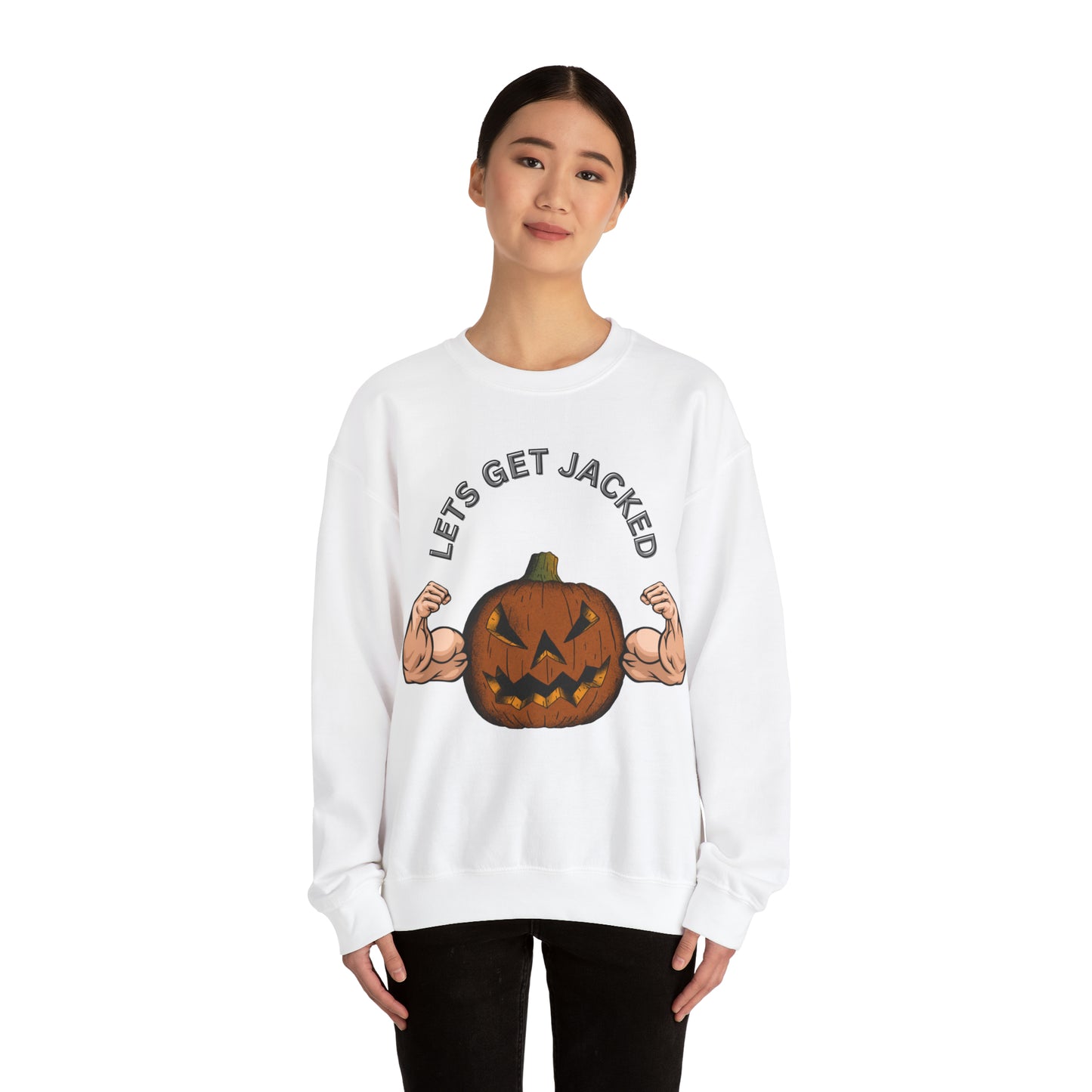 Sudadera con capucha y cuello redondo
