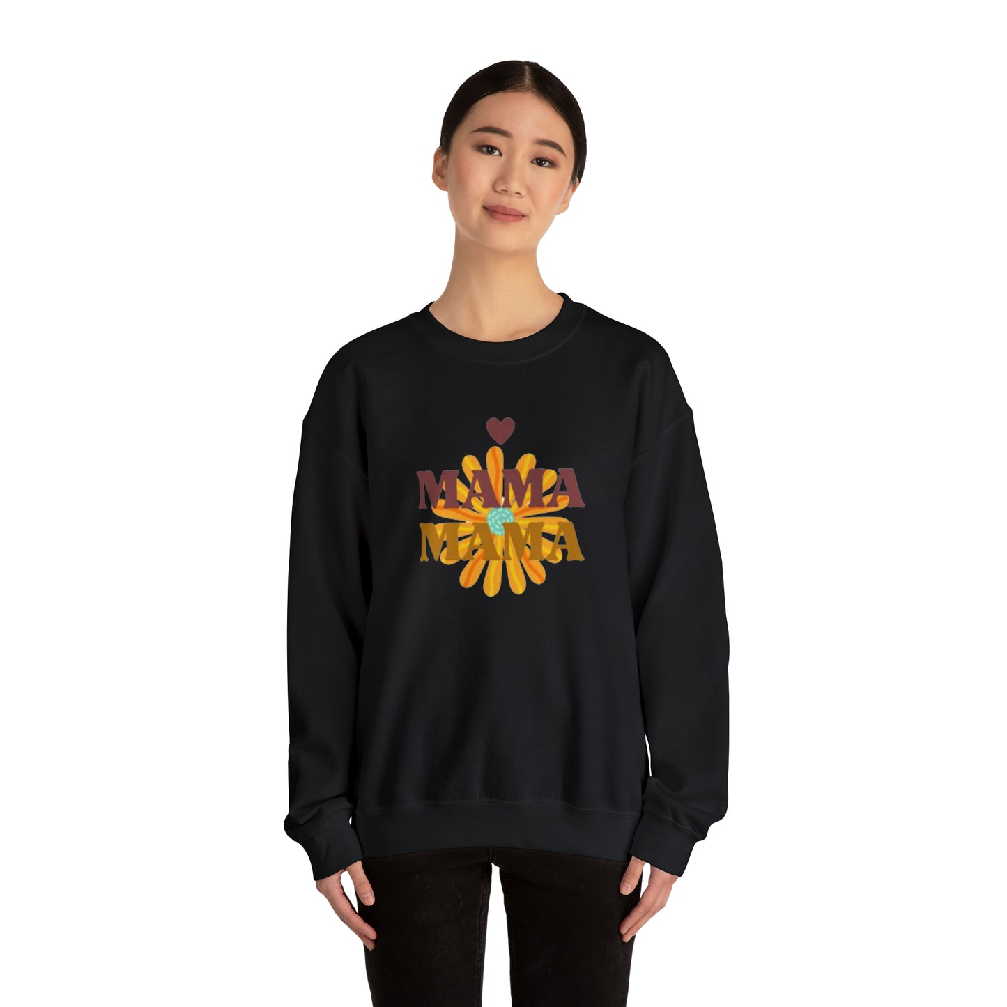Sudadera con cuello redondo MAMA