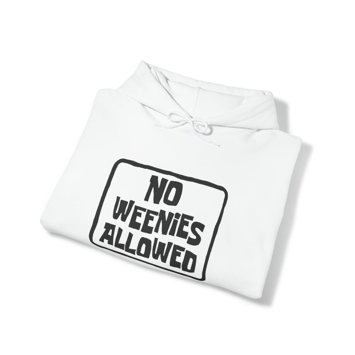 No se permiten weenies sudadera con capucha