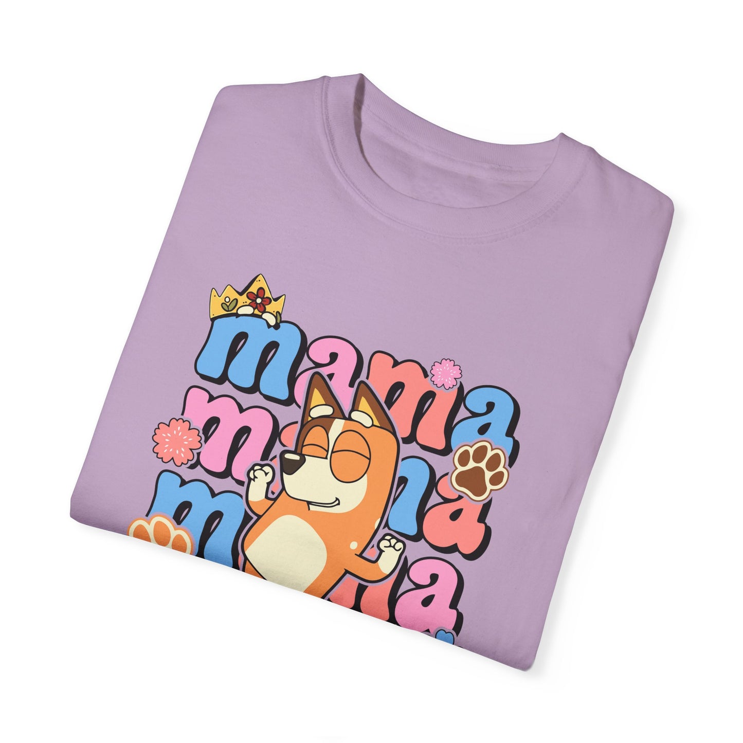 Camiseta de mamá azul