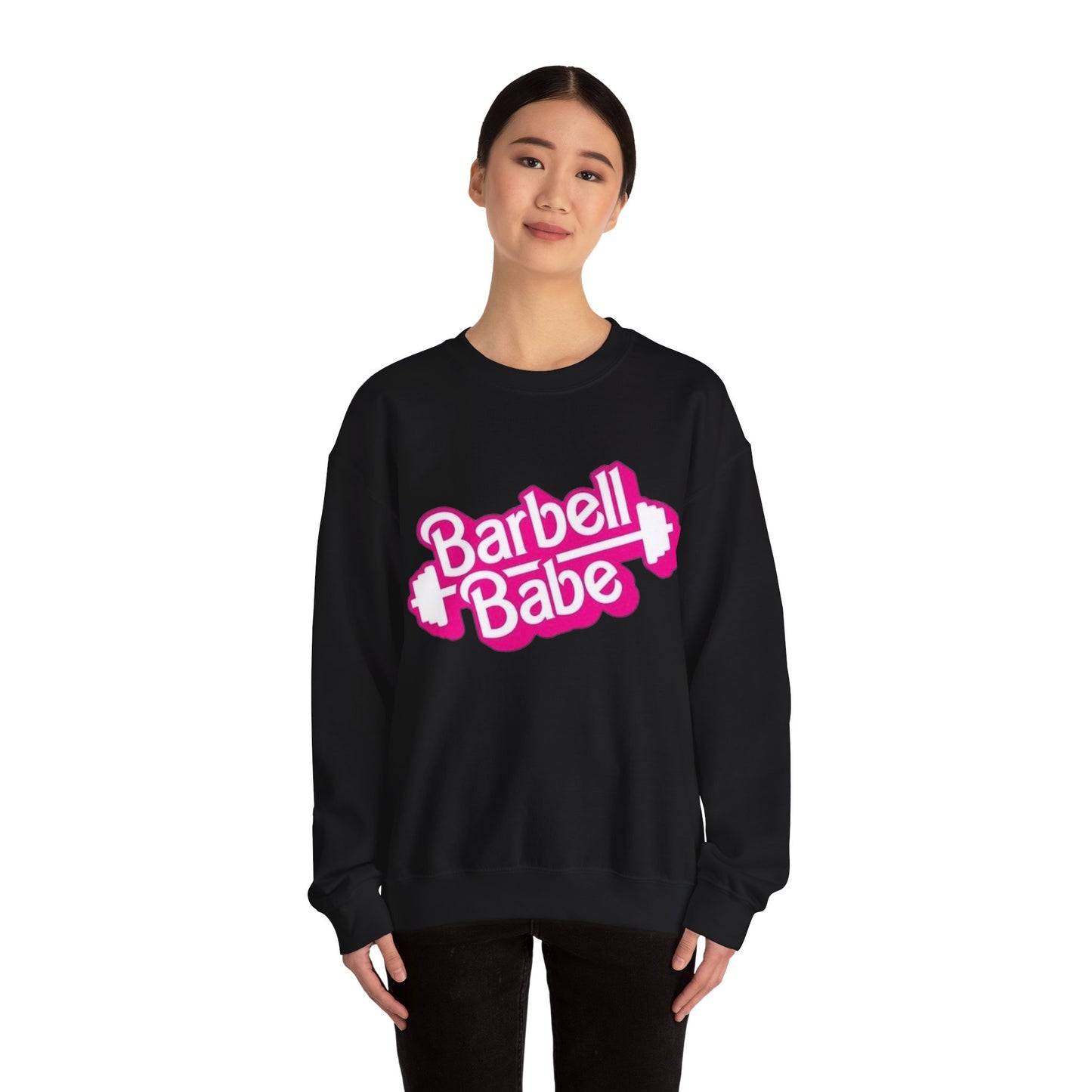 Sudadera con cuello redondo Barbell Babe
