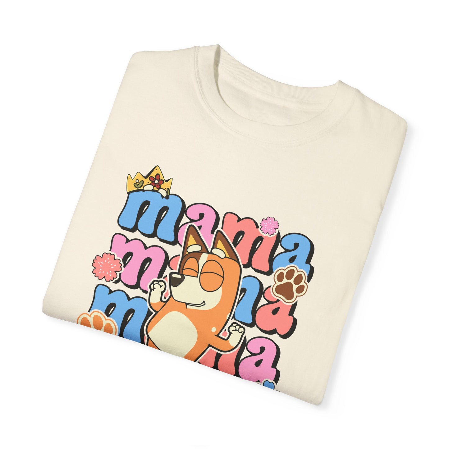 Camiseta de mamá azul