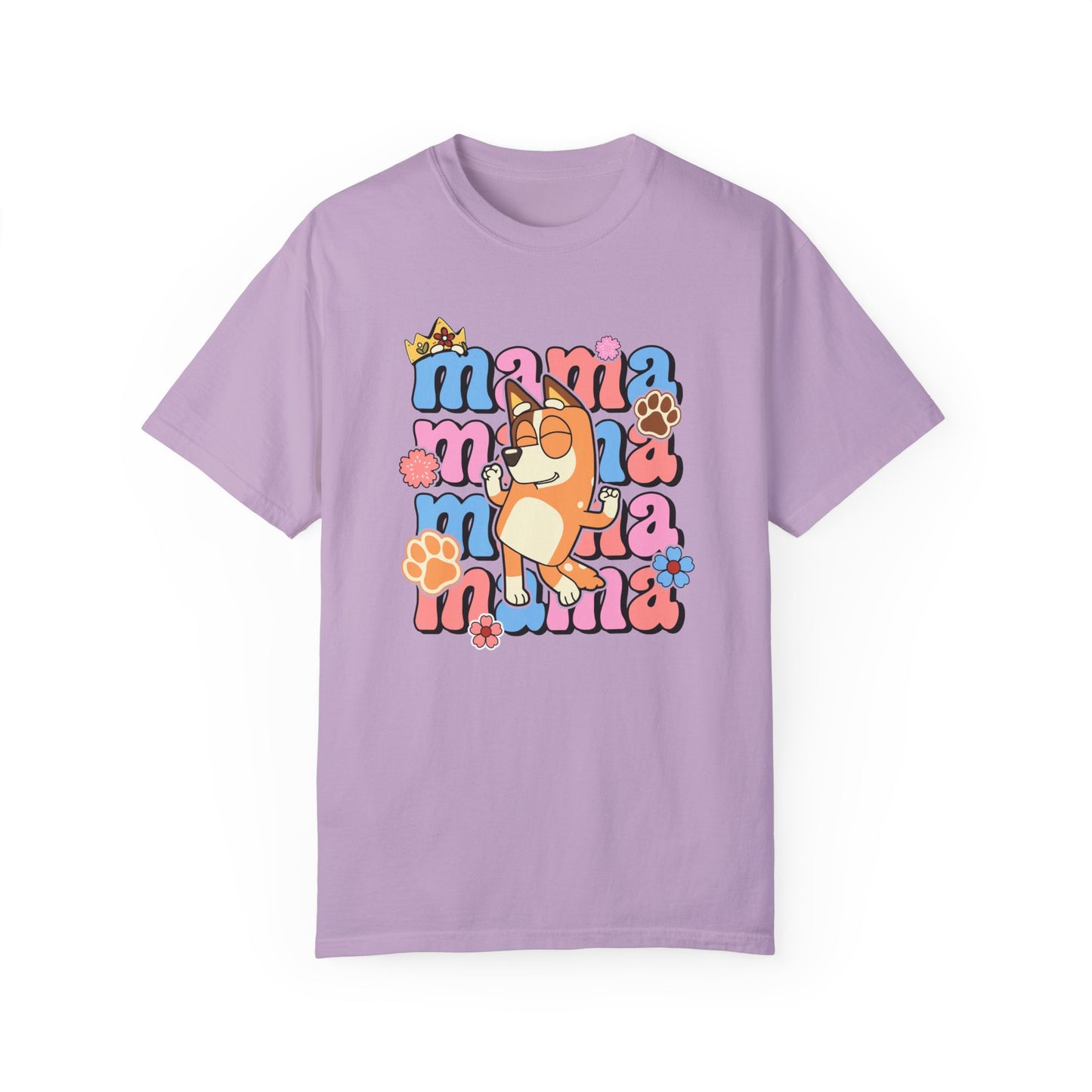Camiseta de mamá azul