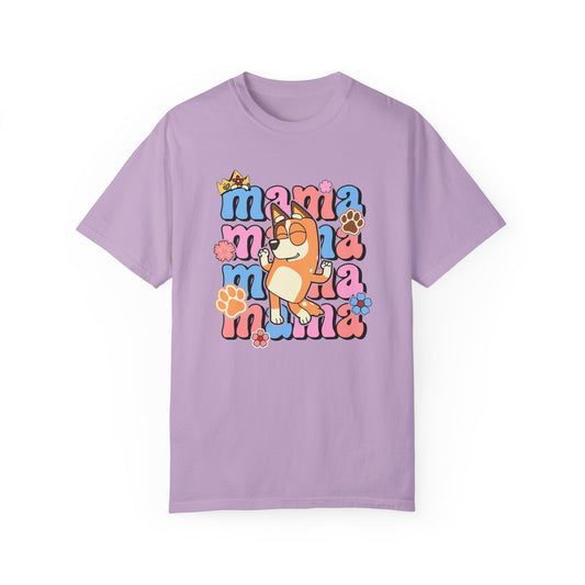 Camiseta de mamá azul