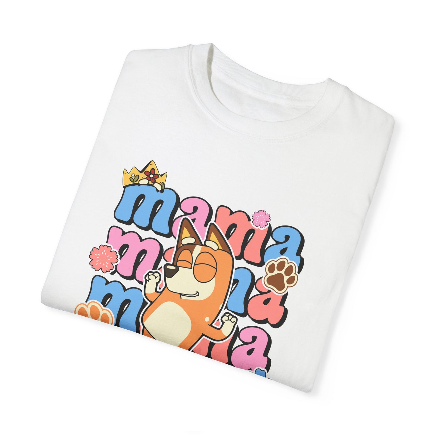Camiseta de mamá azul