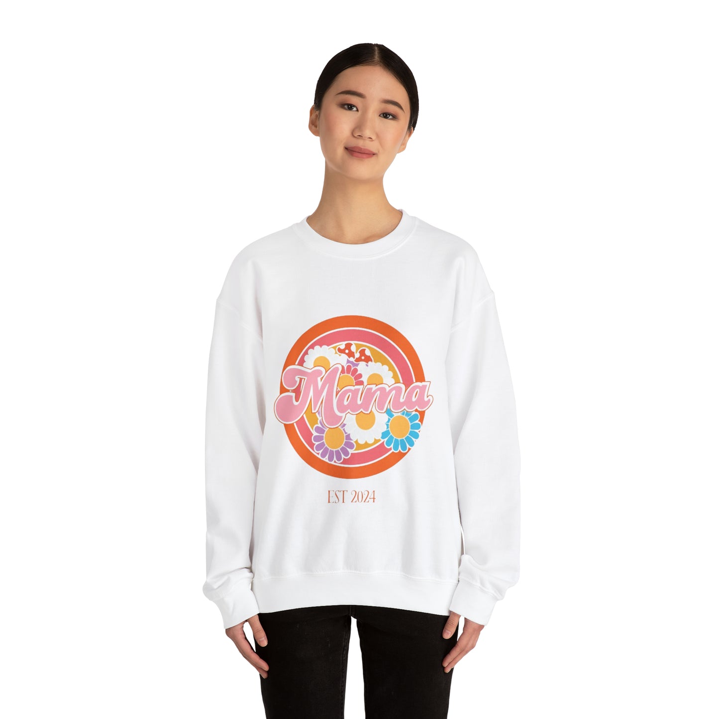 Sudadera con cuello redondo MAMA