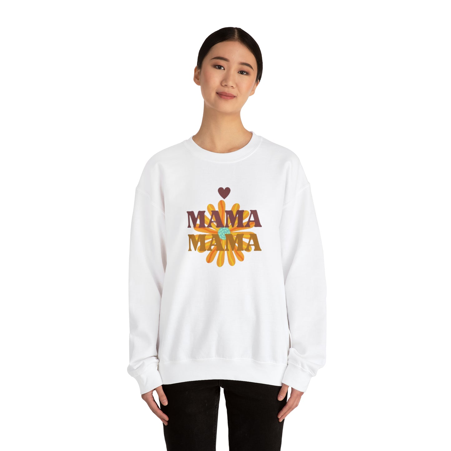 Sudadera con cuello redondo MAMA