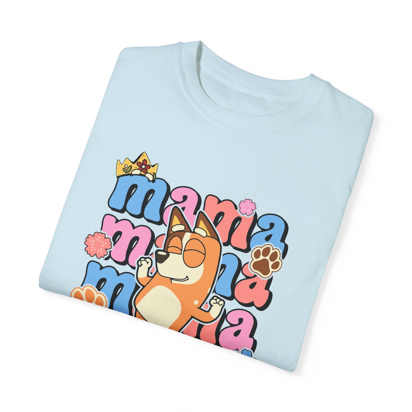 Camiseta de mamá azul