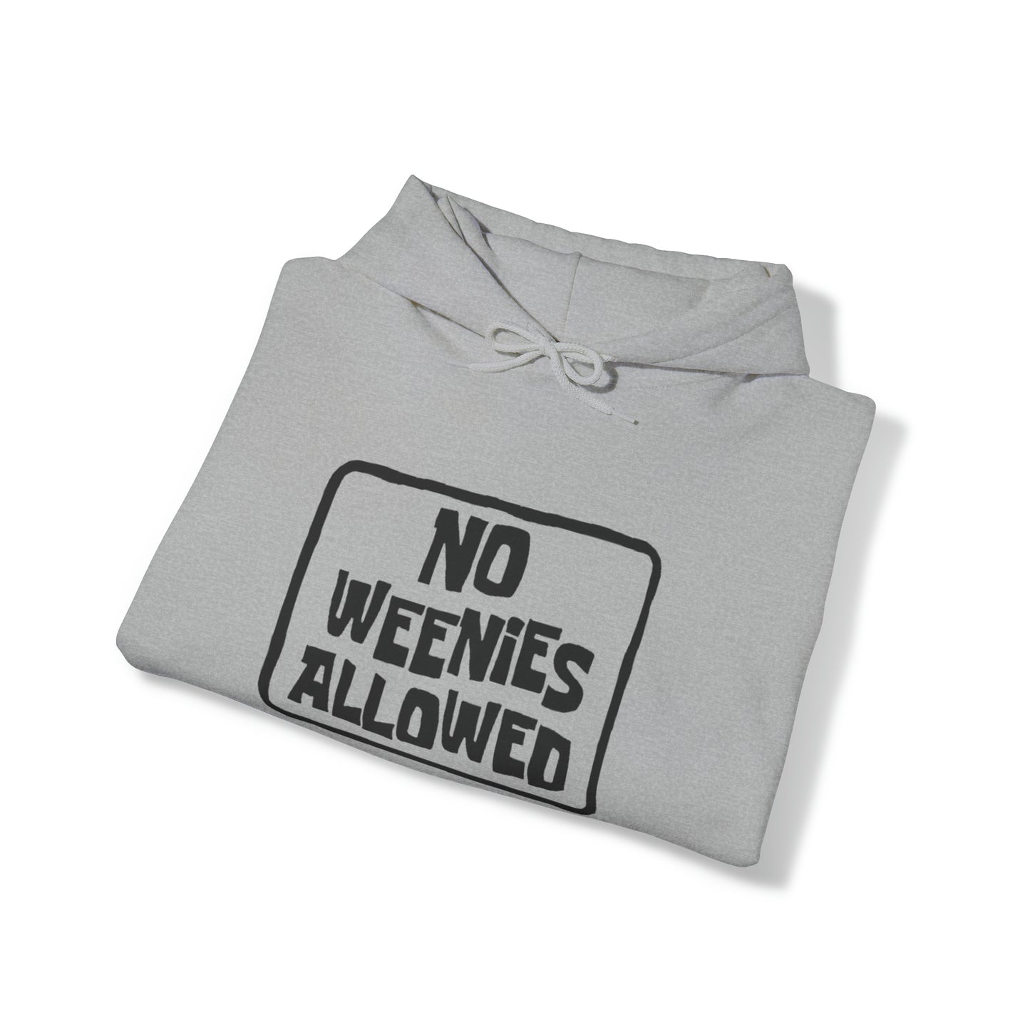 No se permiten weenies sudadera con capucha