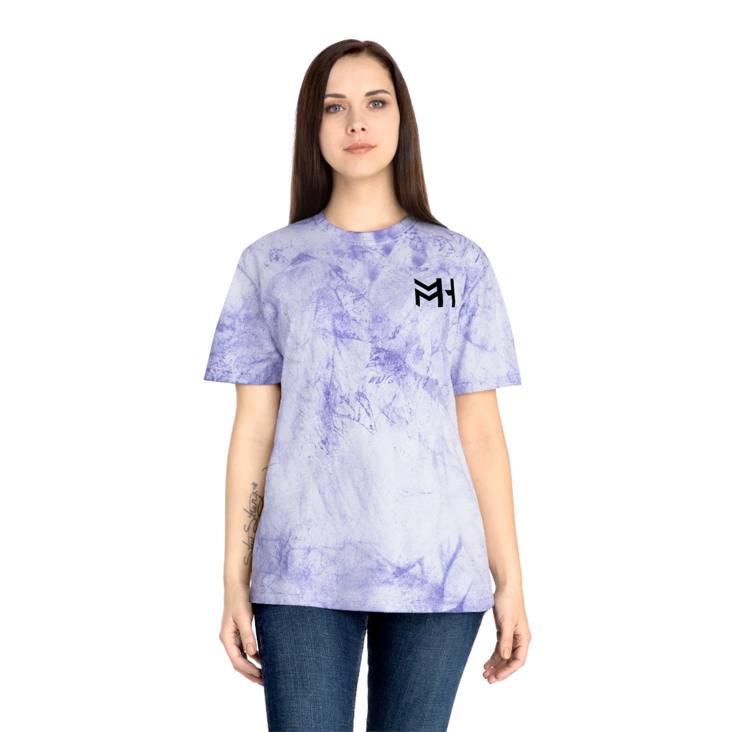 Camiseta de vaca levantando