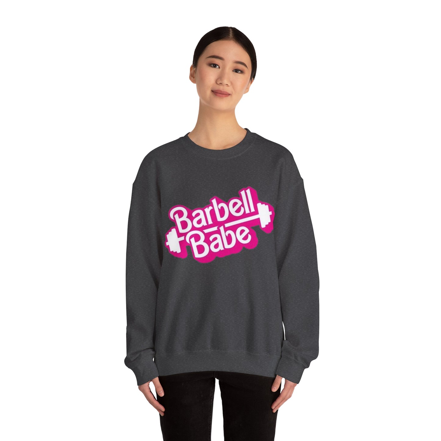 Sudadera con cuello redondo Barbell Babe