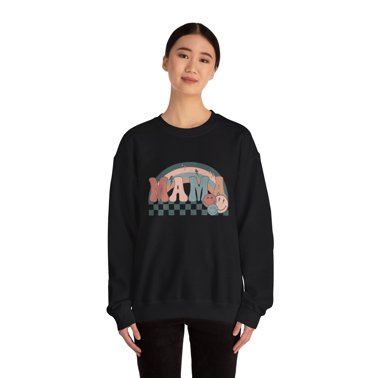 Retro Mama Crewneck Sweatshirt