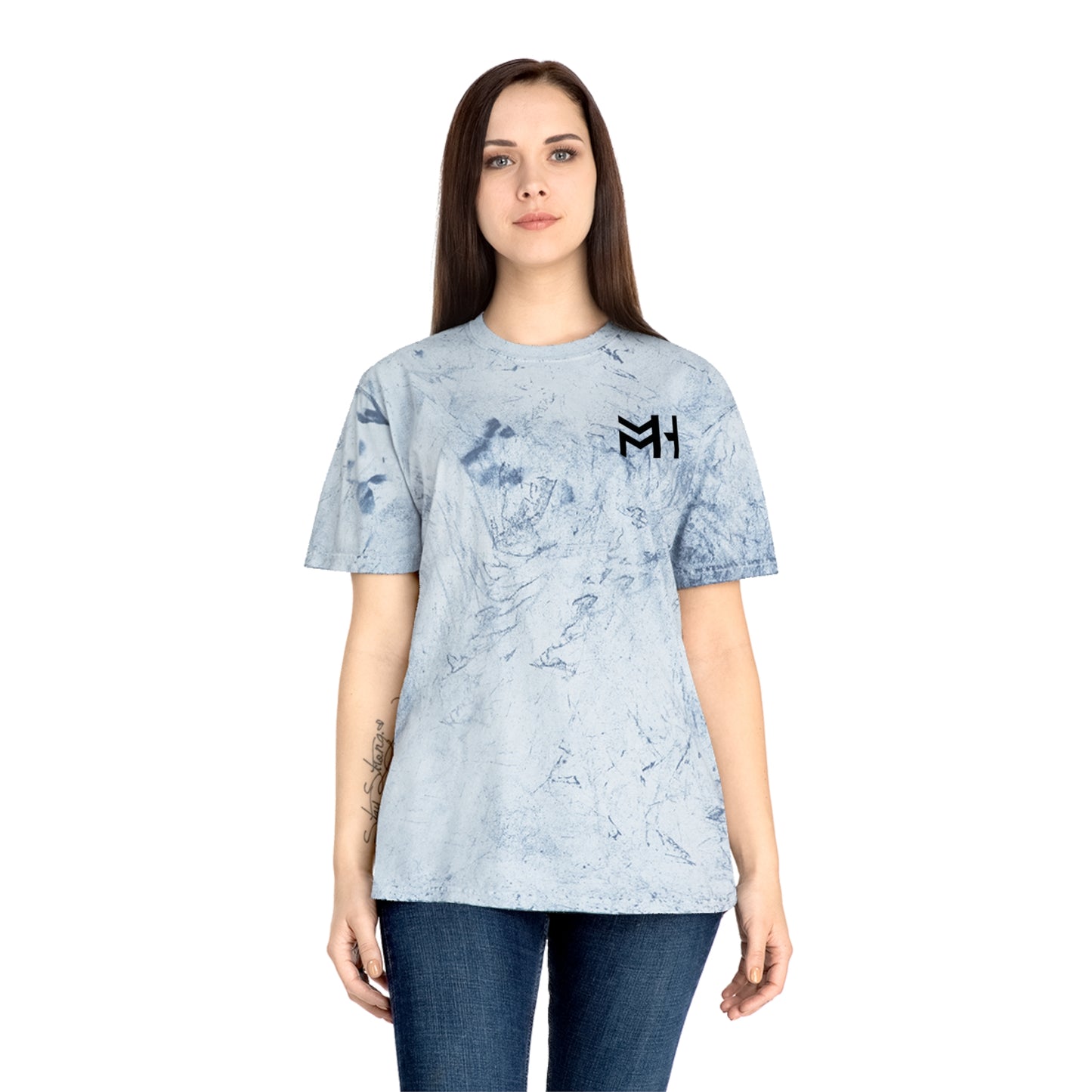 Camiseta de vaca levantando