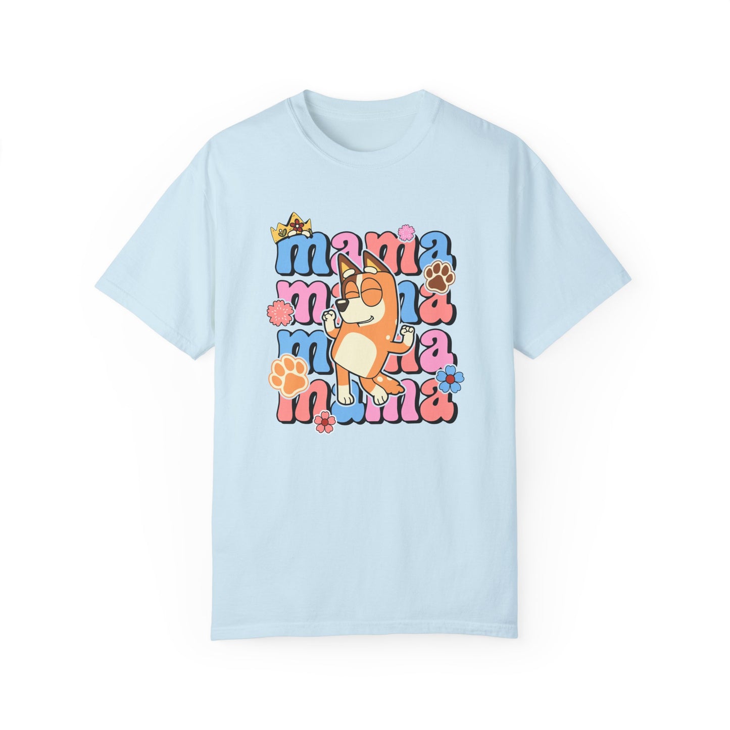 Camiseta de mamá azul