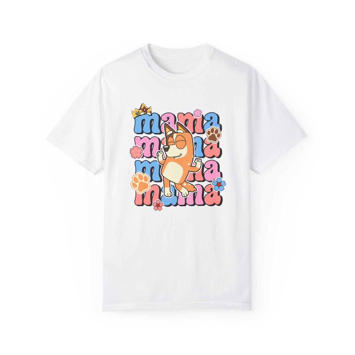 Camiseta de mamá azul