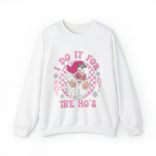 Sudadera con cuello redondo de Papá Noel
