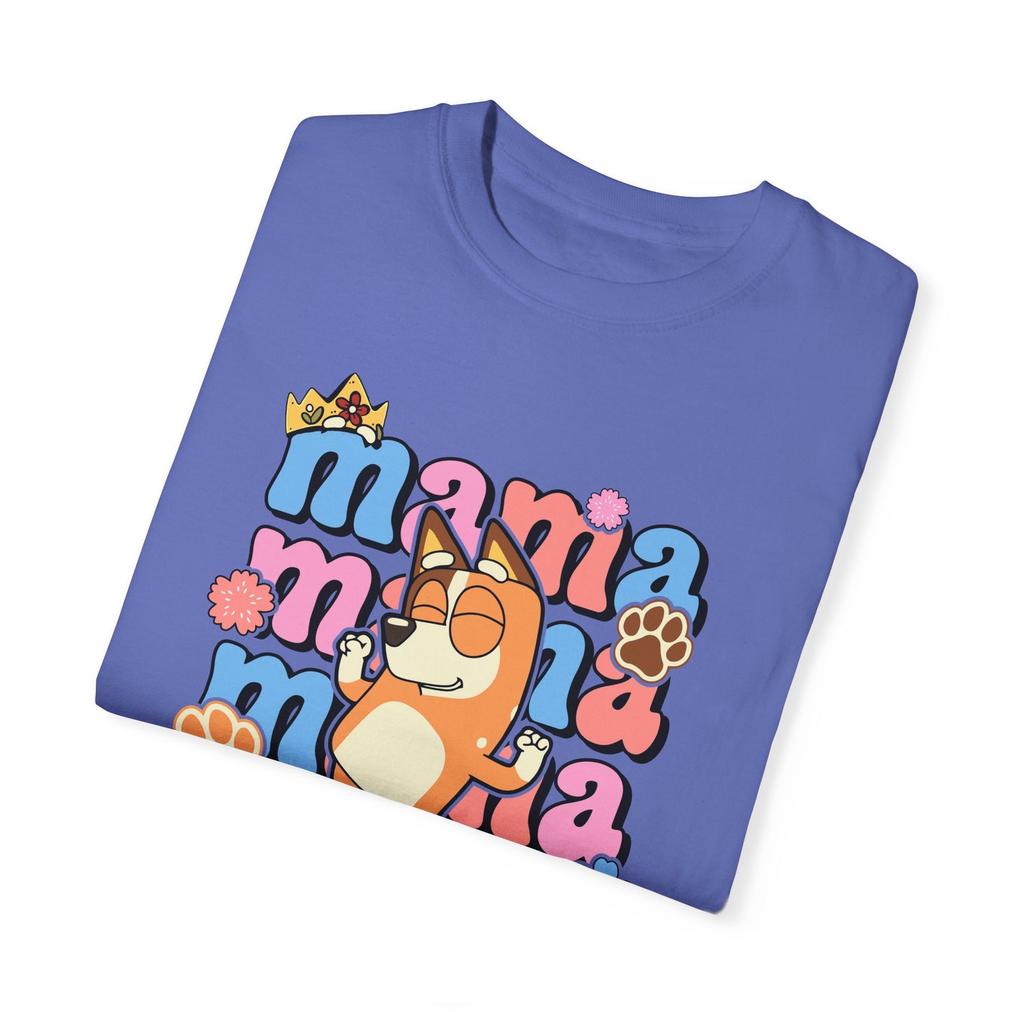 Camiseta de mamá azul