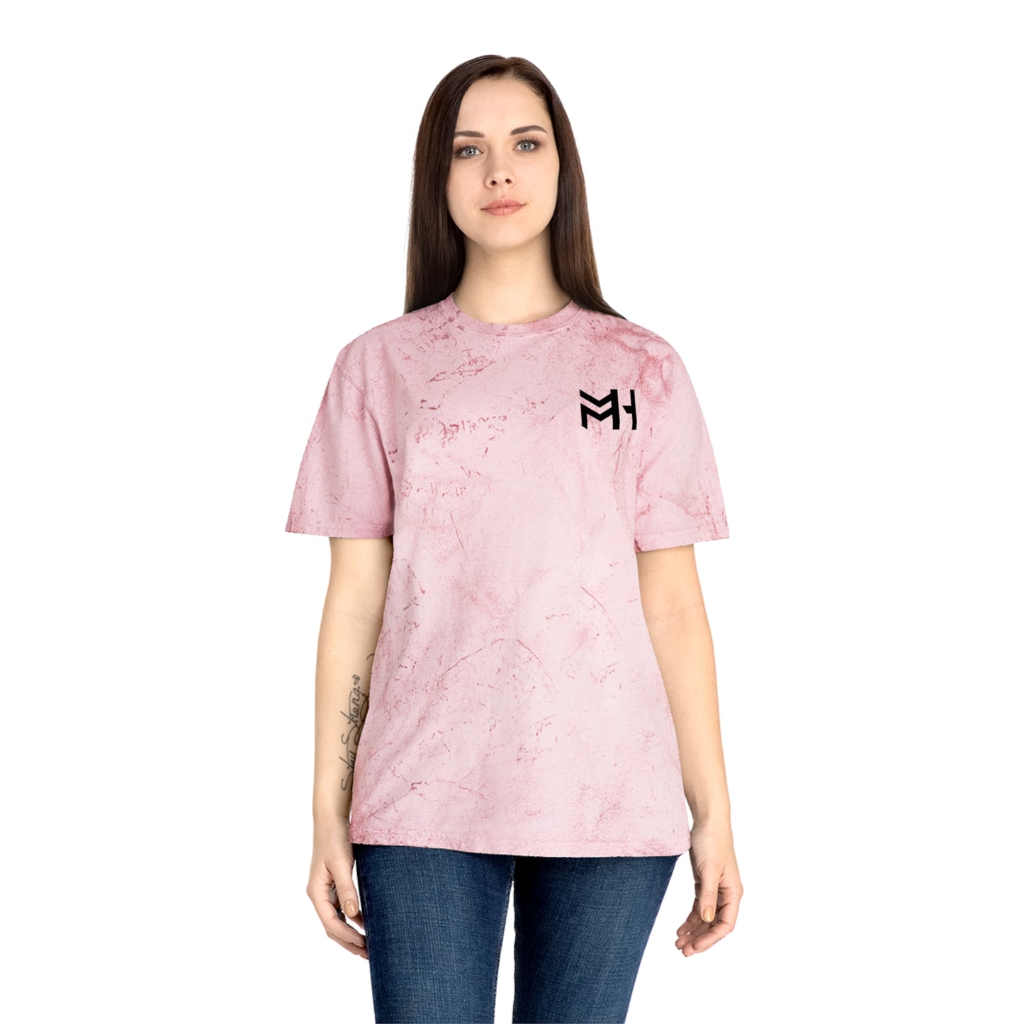 Camiseta de vaca levantando