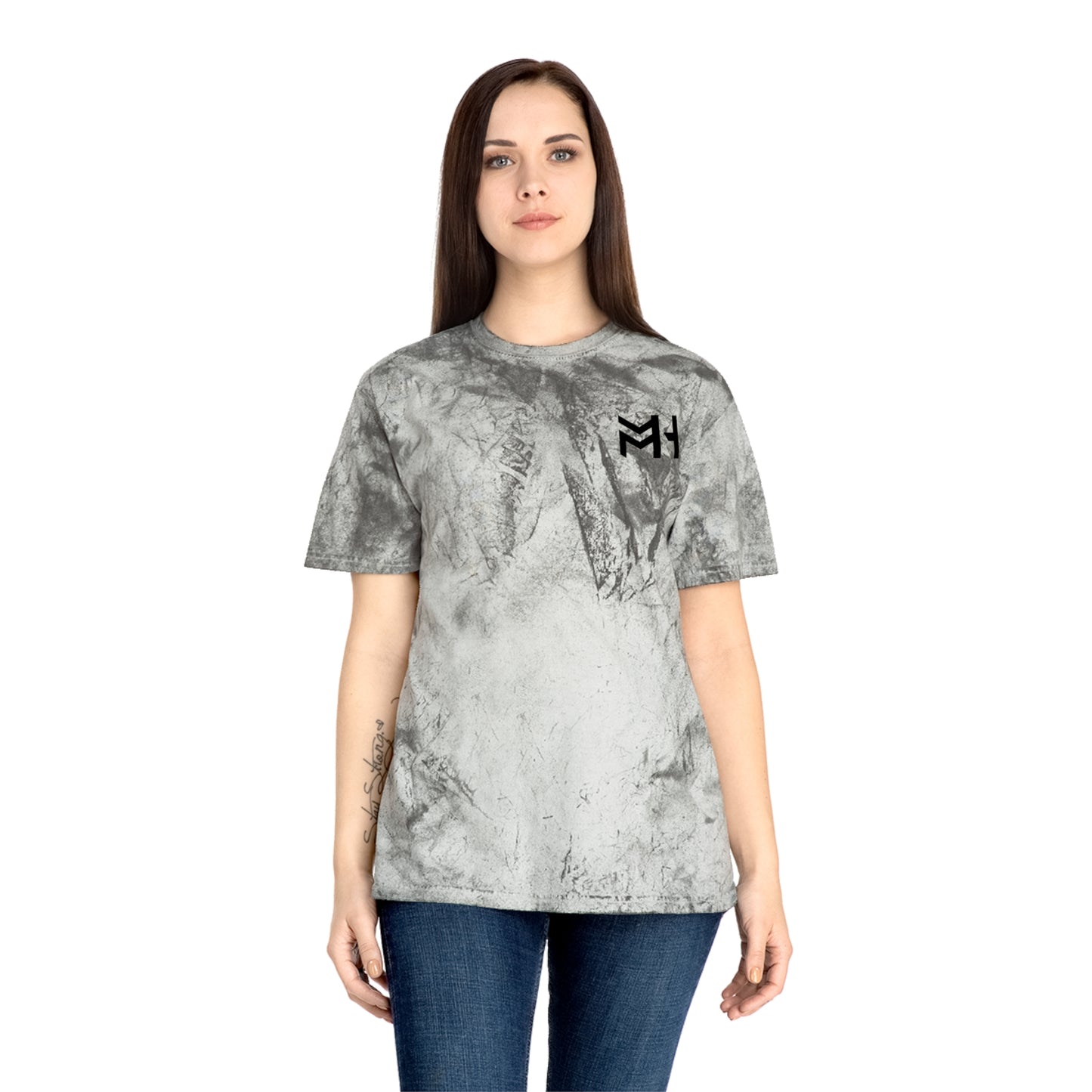 Camiseta de vaca levantando