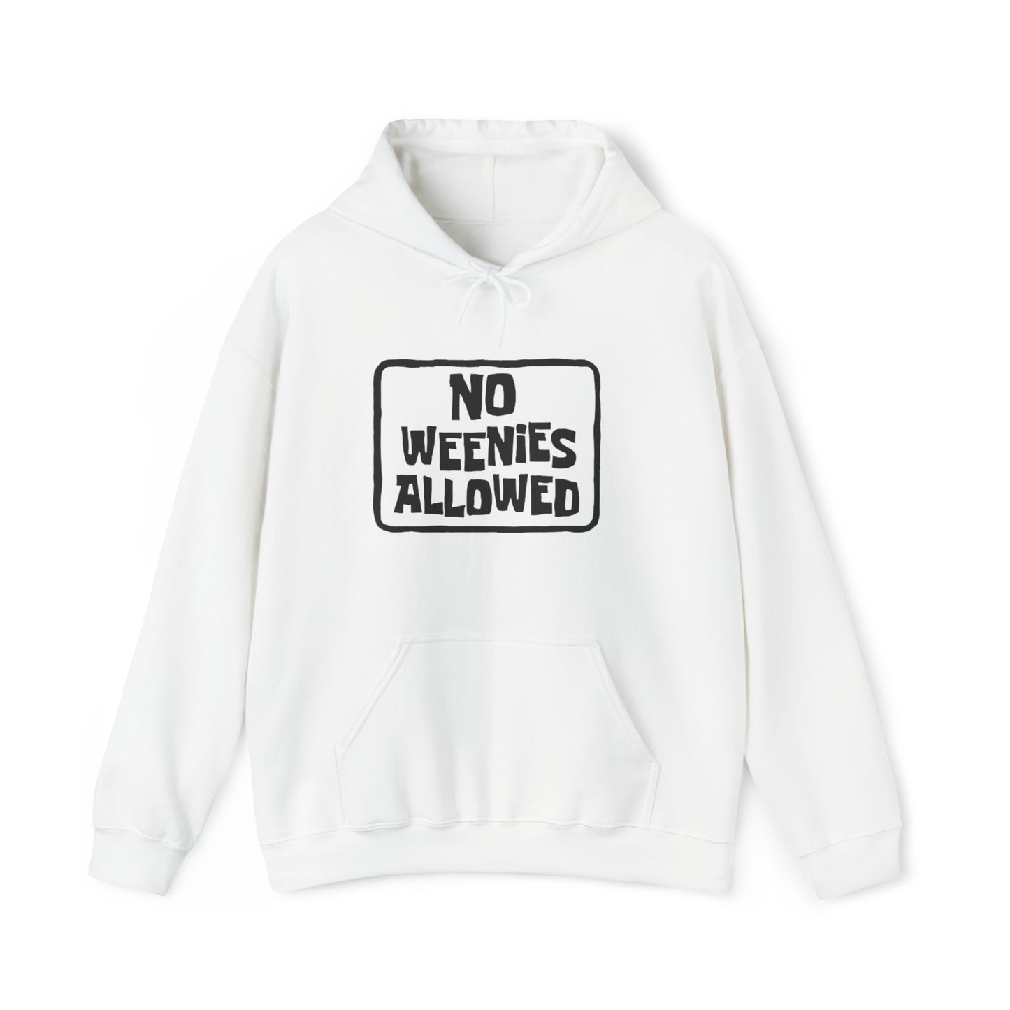 No se permiten weenies sudadera con capucha