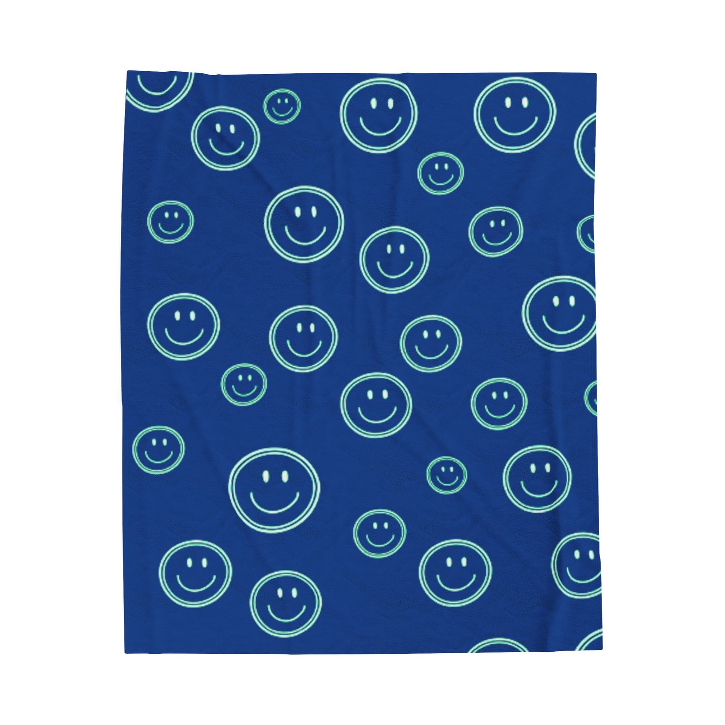 Smiley Face Plush Blanket