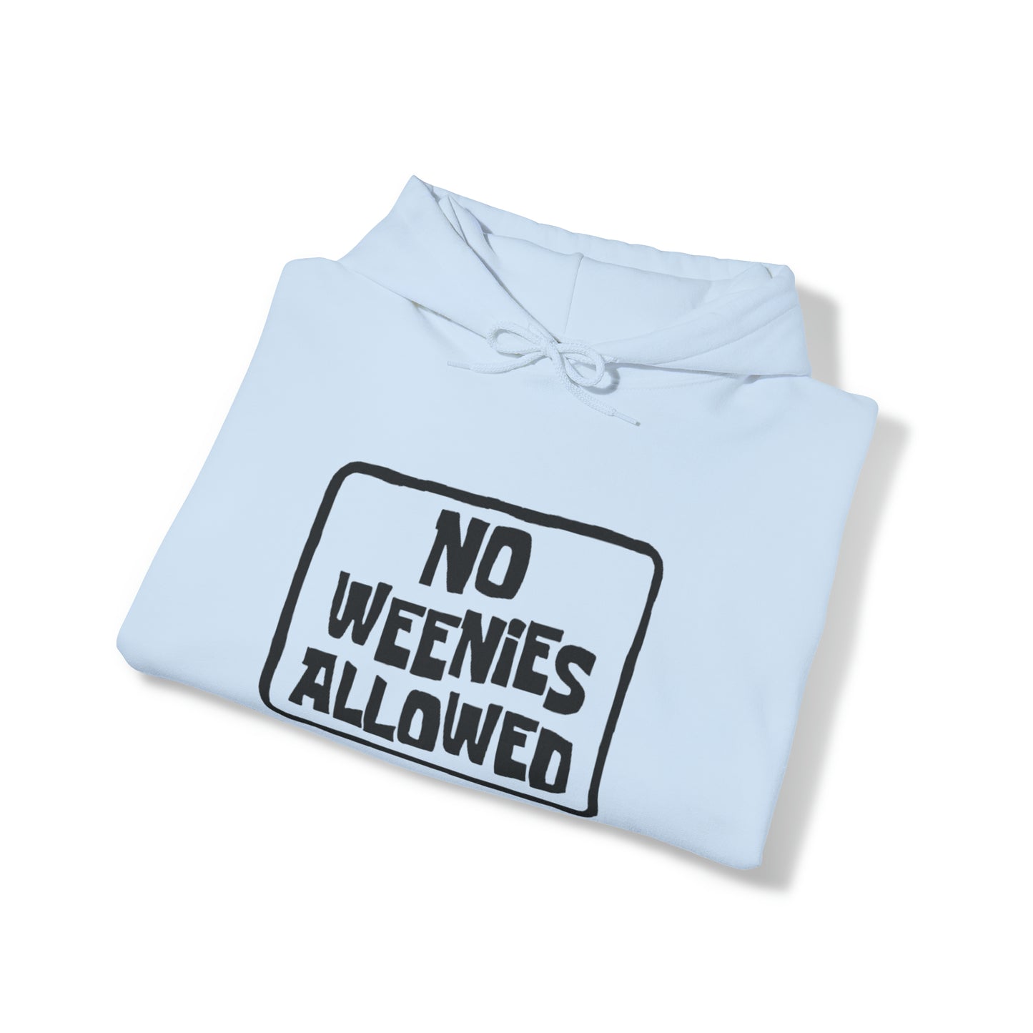 No se permiten weenies sudadera con capucha