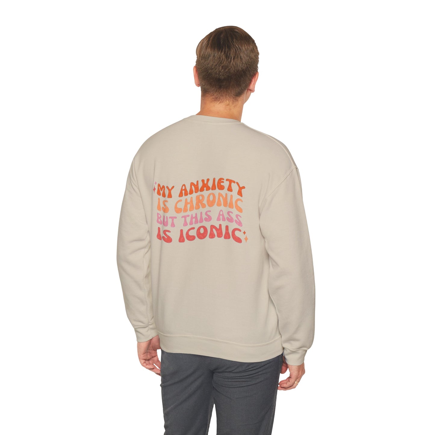 Sudadera con cuello redondo Ansiedad