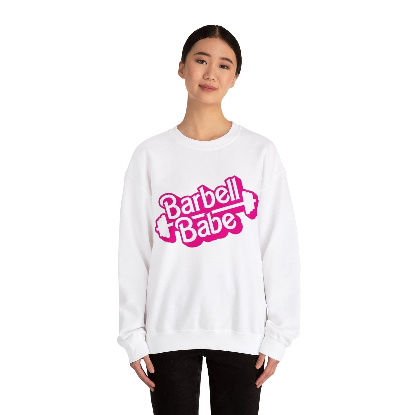 Sudadera con cuello redondo Barbell Babe