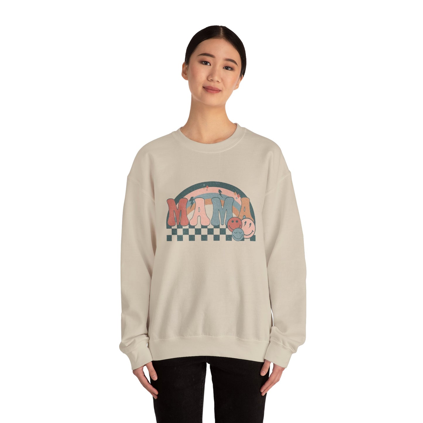 Retro Mama Crewneck Sweatshirt